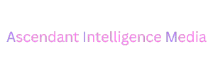 Ascendant Intelligence Media logo featuring stylized text in pink, representing digital solutions, web design, and SEO services.